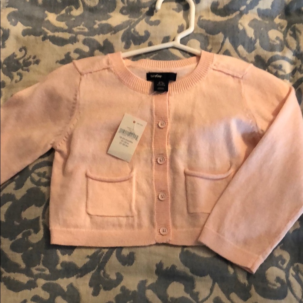 Baby girl pink gap sweater